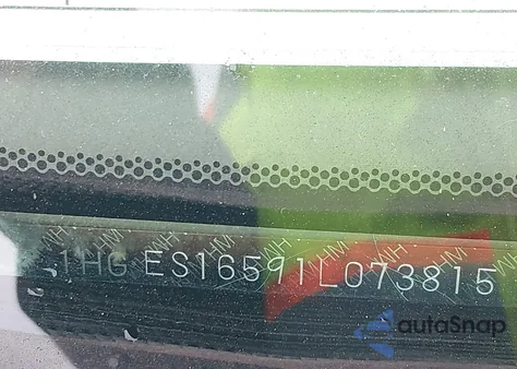 2001 Honda Civic Lx из США, поврежденный, VIN 1HGES16591L073815